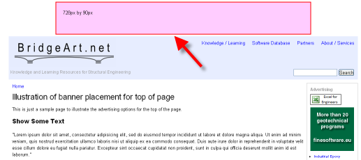 structural software database home page advertising